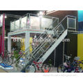 4m*4m double aluminum booth for bicycle trade from Shanghai manufacturer